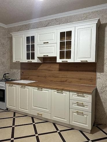 Sifarişlə mətbəx dəsti, Sadə petlələr, Sadə laminat, Kredit yoxdur, Ödənişli çatdırılma