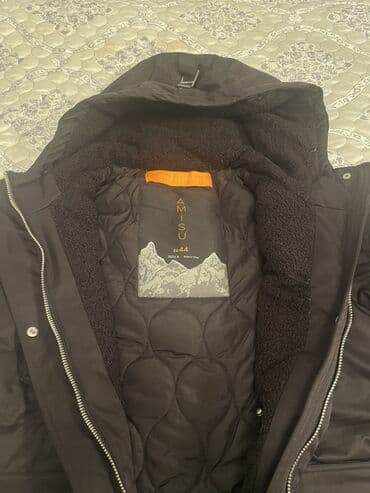 kurtka qadin ucun: AMISU qadın parkası – EU 44 (US/CA 14) - Rəng: qara - Uzun model — 3