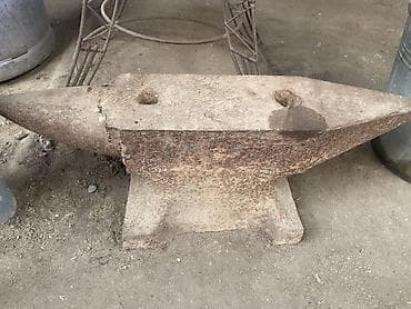 metal ferma: Döymə dəmiri (körükçü çəkici üçün örs) - Material: tökmə polad/dəmir — 1