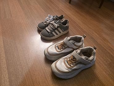 adidas krasovka: Uşaq idman ayaqqabıları – 2 cüt - Boz cüt: klassik dizaynlı — 4