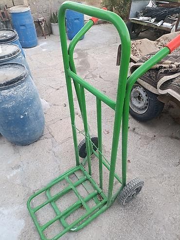 İki təkərli əl arabası (yük daşıma “telejkası”) - Material: qalın