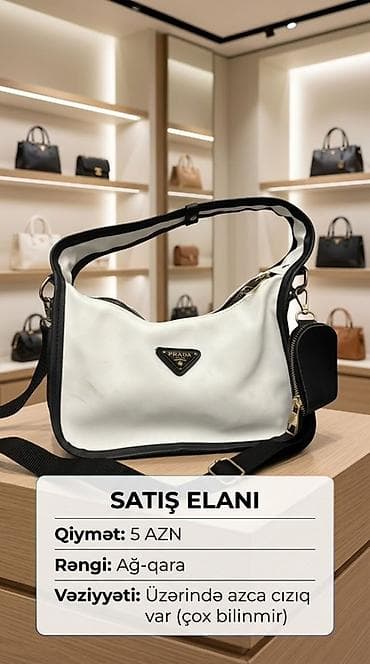 Çantalar: Çiyin çantası, Prada, Yeni — 1