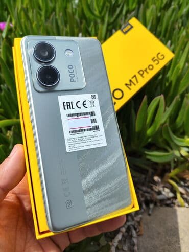 107: Poco M7 Pro 5G, 256 GB, rəng - Gümüşü, Zəmanət, Kredit, Sensor — 2