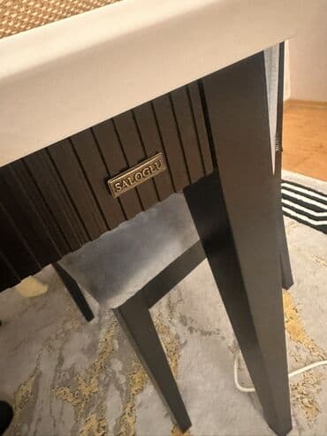 mətbəxt stolları: Mətbəx üçün, Açılan, Dördbucaq masa, 4 stul — 5