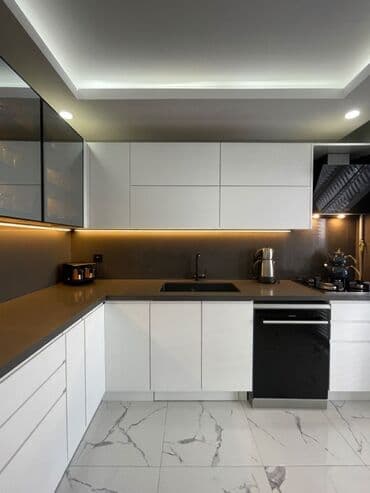 avanqard mebeller: Mətbəx dəsti müasir dizaynı ilə funksionallığı və estetik görünüşü — 8