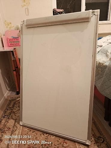 Flipchart daska satilir ayaqlari ustunde olur uzunu 85 eni 55 az — 6