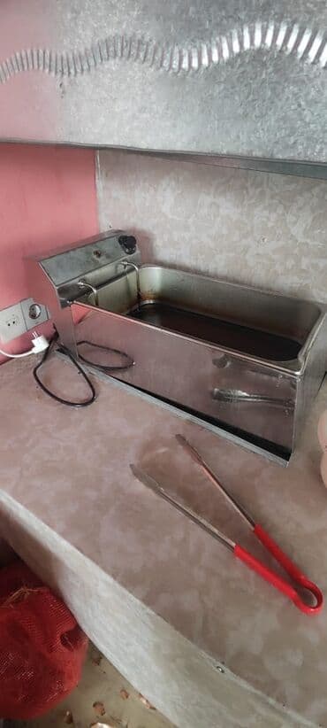 Chery: Elektrik fritöz – paslanmayan poladdan korpuslu, masaüstü model — 1