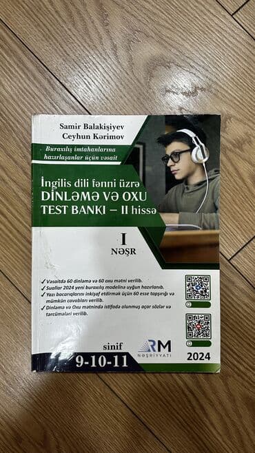 İngilis Dili Fənni Üzrə Dinləmə Və Oxu Test Bankı 2-Ci Hissə Tam İdial lalafo.az -da İngilis Dili Fənni Üzrə Dinləmə Və Oxu Test Bankı 2-Ci Hissə Tam İdial
