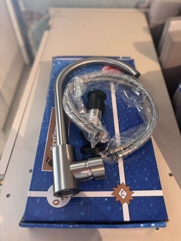 krantlar: Mətbəx üçün paslanmayan poladdan kran seti - Material: mat — 2