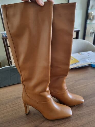 бус сапог грузовой в бишкеке: Сапоги, Размер: 38, цвет - Коричневый, Новый — 1