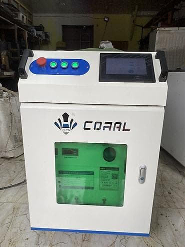 CORAL RMFL-1500 lif qızdırıcı çiller ilə lazer qaynaq komplekti -