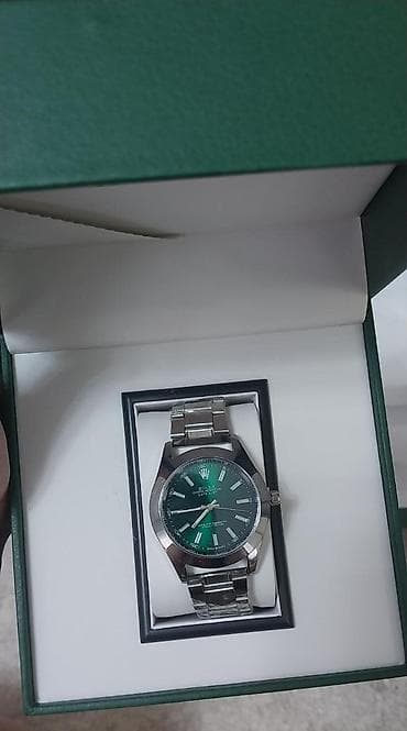 esger saati: Yeni, Qol saatı, Rolex, rəng - Gümüşü — 2