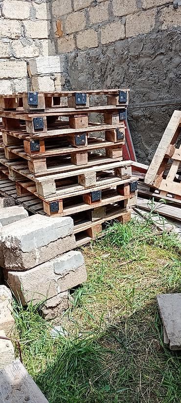 Pallet, 800 х 1200 sm, Ünvandan götürmə