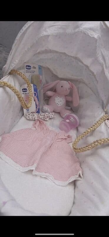 usaq ucun sebet: Oğlan və qız üçün, Yeni, Yumru, Beşik, Dəst ilə, Matras ilə, Yellənmə mexanizmsiz — 3