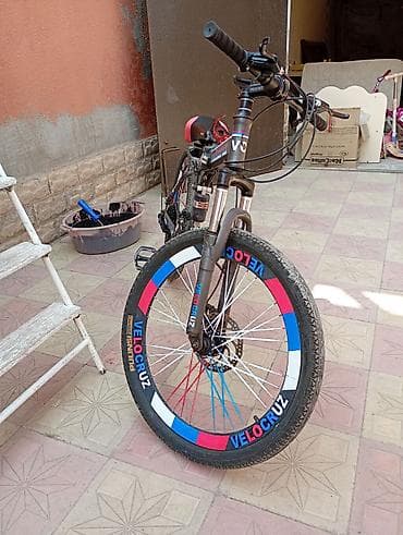 velosiped icarə: Velosiped – dağ/şose tipli, “VELOCRUZ” dizaynlı təkərlər — 1