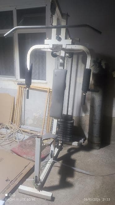 Çoxfunksiyalı trenajor aparatı – kabel və blok sistemi ilə - Üfüqi və lalafo.az -da Çoxfunksiyalı trenajor aparatı – kabel və blok sistemi ilə - Üfüqi və