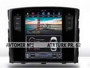 avto manitor: Mitsubishi Pajero Tesla monitor DVD-monitor ve android monitor hər — 1