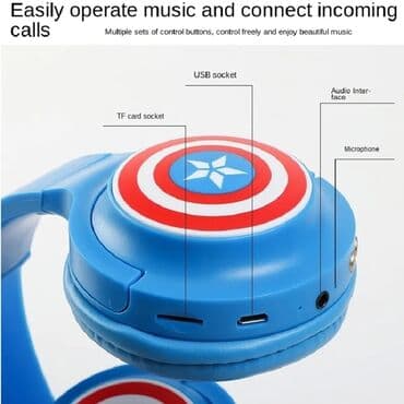 ağıllı kalonka: Uşaqlar üçün blutuz (Bluetooth) qulaqcıq marvel qəhramanları — 16