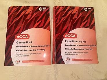 Tədris ədəbiyyatı: Beynelxalq Muhasibatliq uzre ACCA F3 (Financial Accounting) — 1