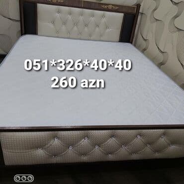 Çarpayılar: Yeni, İkinəfərlik çarpayı, Bazasız, Matras ilə, Siyirməsiz, Azərbaycan — 23