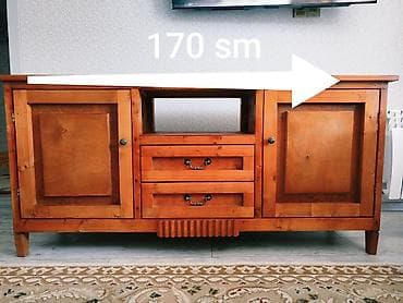 saloglu mebel: Yeni, Düz TV altlığı, Polkalı, Taxtalı — 1