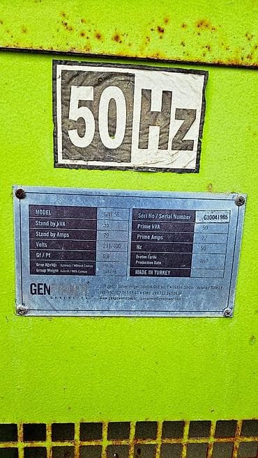 generatorlar: GENPOWER səssiz tip dizel generator - Marka/model: GENPOWER Generator — 7