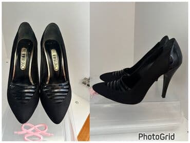 Tuflilər, Ölçü: 38, rəng - Qara, İşlənmiş