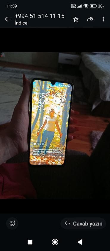 Smartfon - Tam ekran dizaynlı, damla formalı ön kamera çıxıntısı - — 1