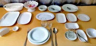 столовая в аренду: Boşqablar, rəng - Ağ, Farfor — 7