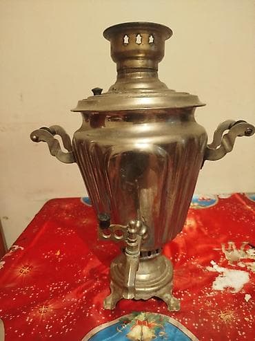 aspiratör kömürlü: Klassik metal samovar qiymət 200 azn ciddi alıcılara endirim olunacağ — 1