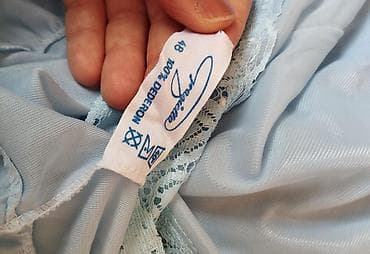 mini yupqa: Qırmızı atlas qadın pijama dəsti - Material: parıltılı atlas/saten — 7