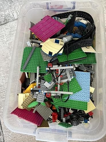 sederek oyuncaq: Məhsul: Konstruksiya kubları qarışıq dəsti (plastik saxlama — 2