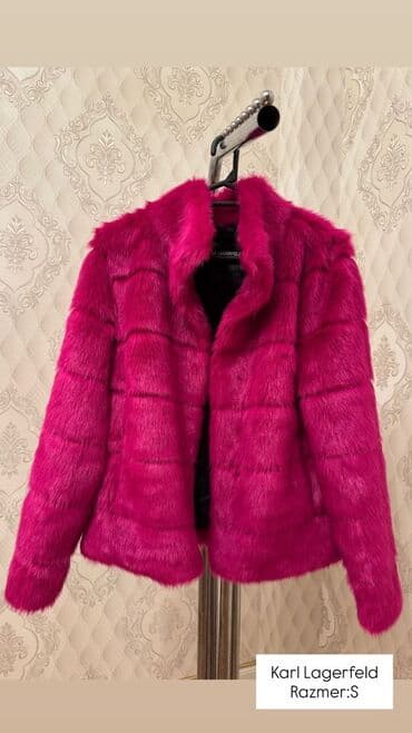 Kürk, Karl Lagerfeld, S, rəng - Çəhrayı