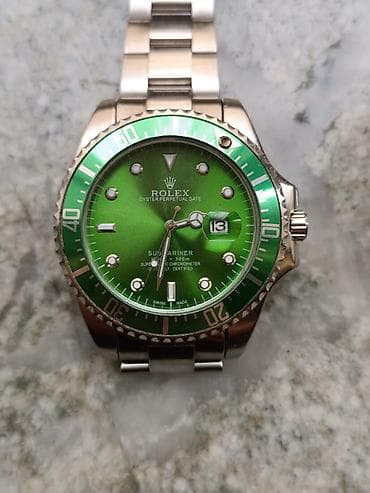 amerika saati: Qol saatı, Rolex, rəng - Yaşıl — 3