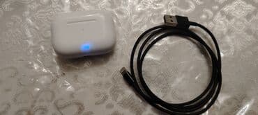 qulaqlıq qiymeti: Б/у Беспроводные (Bluetooth) Наушники, Apple, цвет - Белый — 1