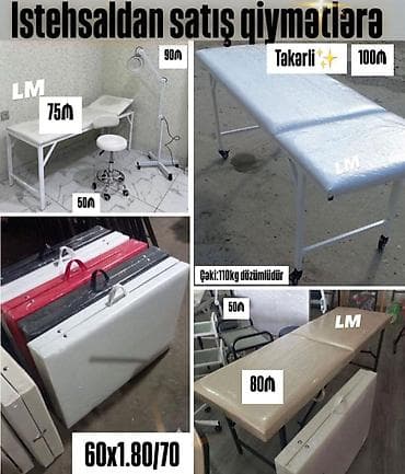 Kuşetkalar masaj stolu💥 Qiymətlər şəkilin üzərində qeyd olunub✨Rəng