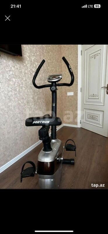 турник для дома: Proteus şaquli velotrenajor - Kompakt və səssiz maqnit müqavimət — 1