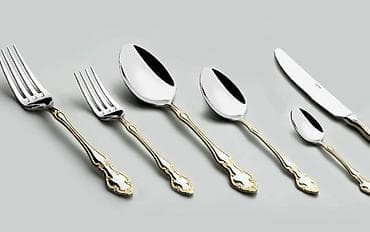 Столовые приборы: Klassik dizaynlı süfrə ləvazimatı dəsti 12 parça (hər biri) — 1