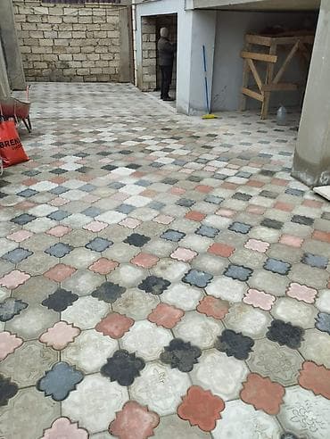 demir seyf qapi: Tamet (bardür və səki daşı) döşəmə xidməti - Həyətyanı sahə, qaraj — 8