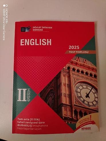 Velosipedlər: İngilis dili Testlər 11-ci sinif, Gülnarə Ümüdova, DİM, 1-ci hissə — 5