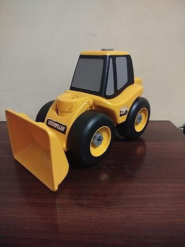 icinde oyunlarla: CAT/Caterpillar uşaq oyuncağı – sökülüb-yığılan mini yükləyici — 4