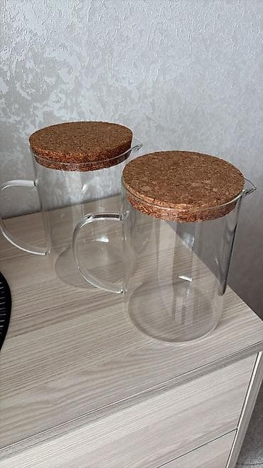 saxlama qab: Dəm caydanı, Şüşə, 0,7 bucket volume l — 2