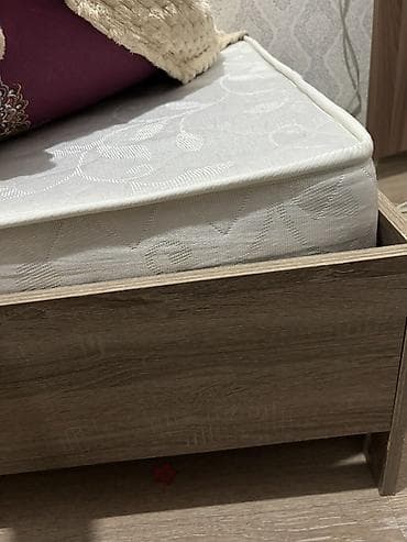 madera mebel: Təknəfərlik çarpayı, Bazasız, Matras ilə, Siyirməsiz — 3