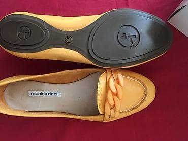 Балетки: Балетки, Размер: 38, цвет - Желтый, Б/у — 5