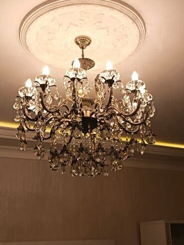 Şamdanlar: Çılçıraq, 10 və daha çox lampa, Metal — 4