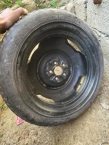 ehtiyyat teker: Yüngül ehtiyat təkər (qoləs) – disk ilə birlikdə - Ölçü: 125/70 R16 — 2