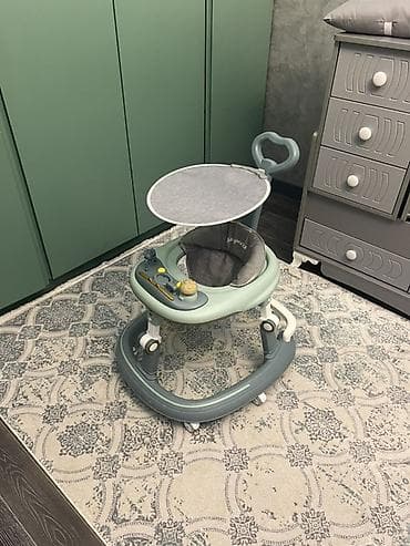 Слуховые аппараты: Uşaq gəzdirici/walker – çoxfunksiyalı model - Rəng: Açıq yaşıl və boz — 2