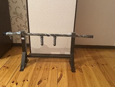 ev turniki: Çoxfunksiyalı turnik/dip aparat - Material: qalın metal konstruksiya — 1