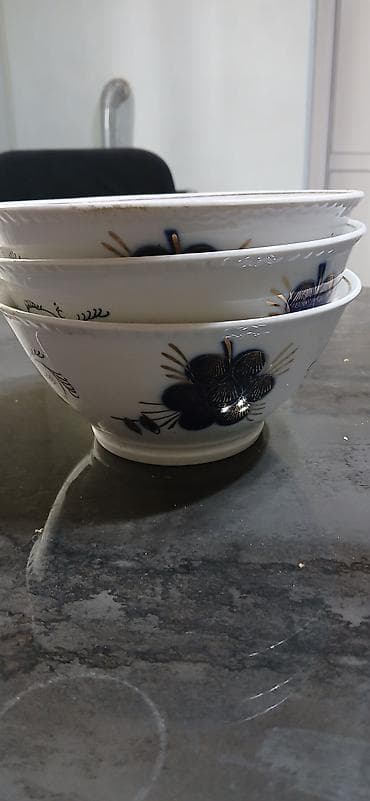 набор инструментов: Миски, Набор из 6 шт., цвет - Белый, Керамика — 3