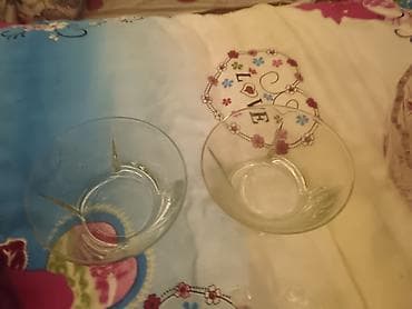 oglan tortlari: Tort və şiriniyyat qabı, Şüşə — 1